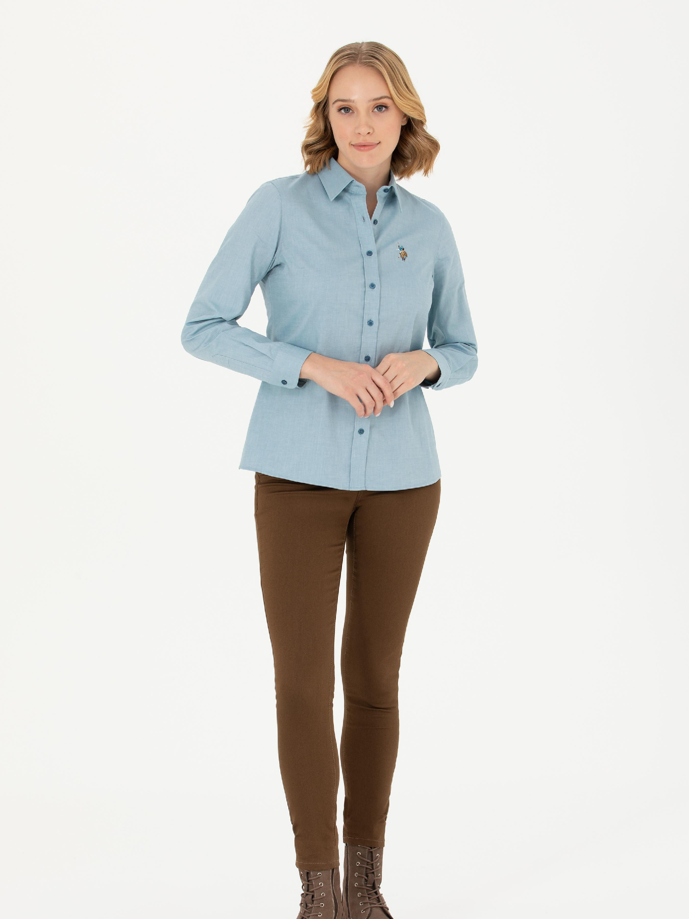 Сорочка повсякденна US Polo модель G082SZ004.000.1672168.VR102 Фото