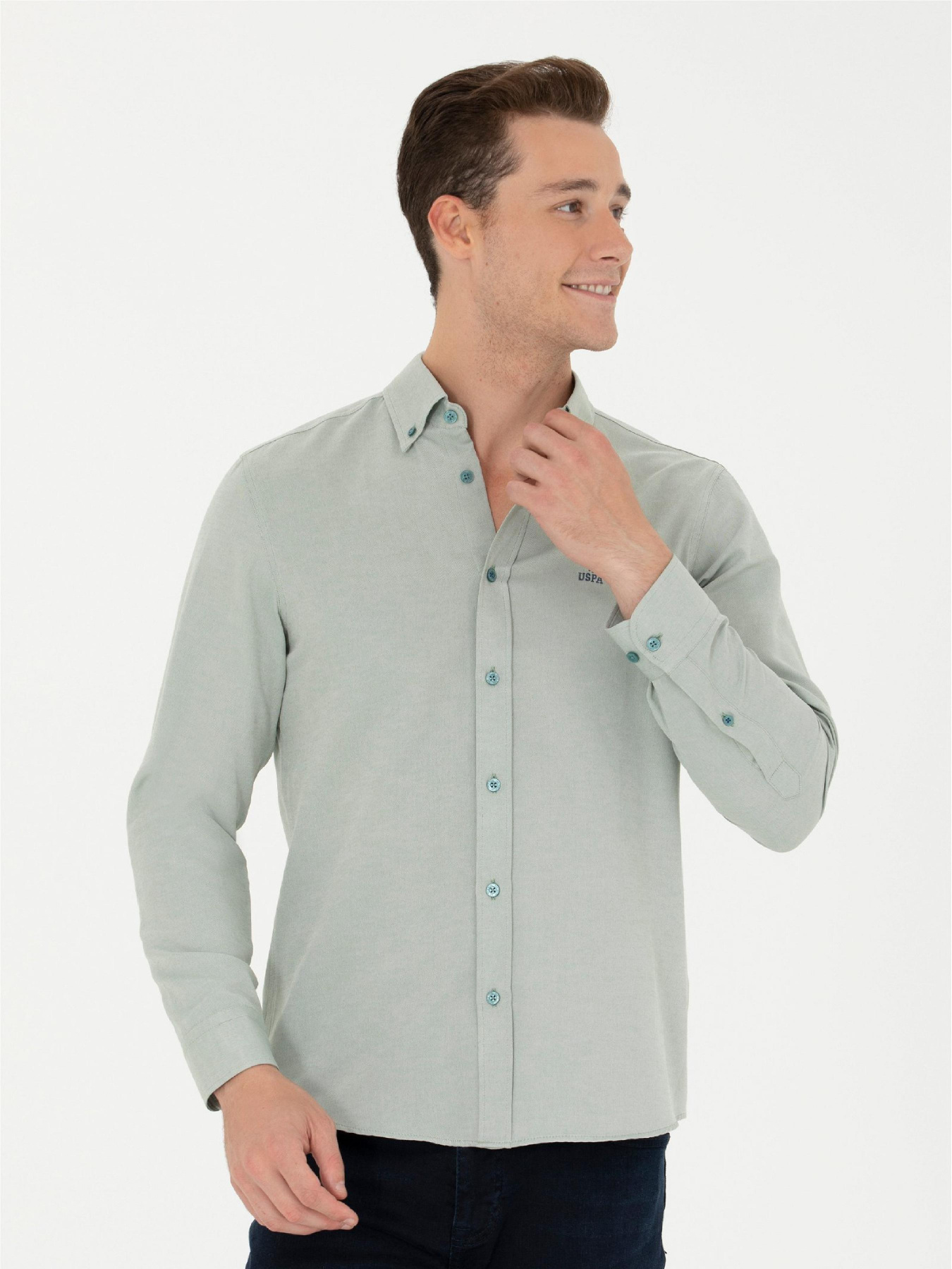 Сорочка повсякденна US Polo модель G081GL004.000.1672246.VR090 Фото