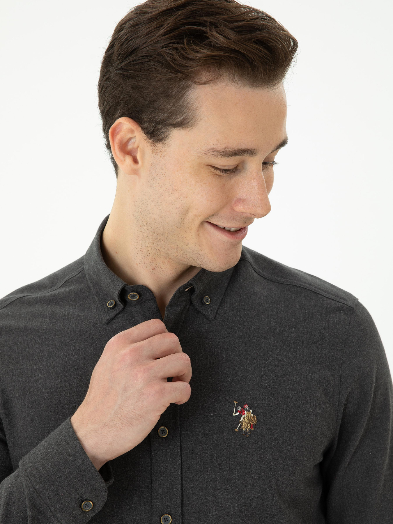 Рубашка US Polo модель G081SZ004.000.1672287.VR006 Фото