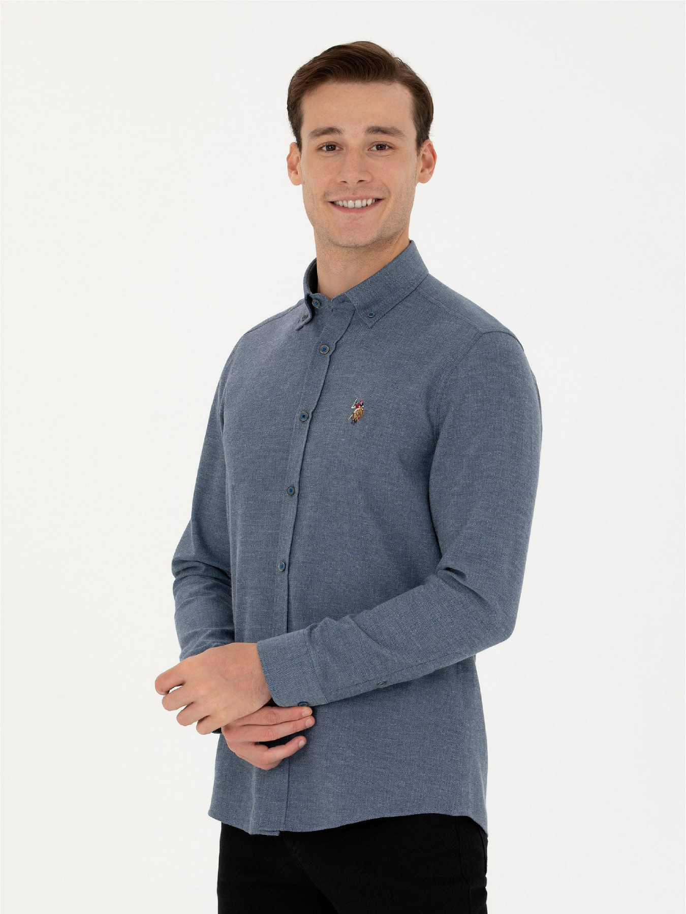 Рубашка US Polo модель G081SZ004.000.1672287.VR028 Фото