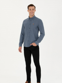 Рубашка повседневная US Polo модель G081SZ004.000.1672287.VR028 Фото