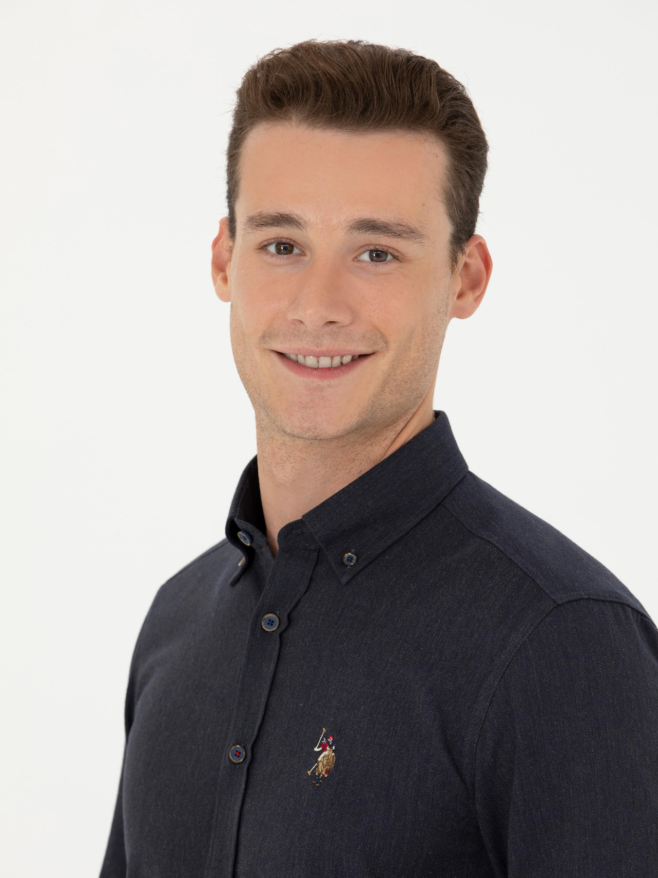 Рубашка US Polo модель G081SZ004.000.1672287.VR033 Фото