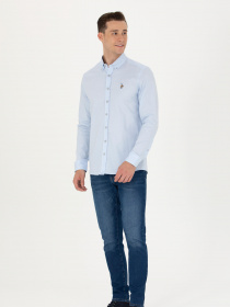 Рубашка US Polo модель G081SZ004.000.1672341.VR003 Фото