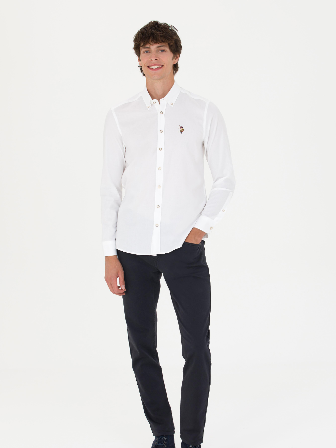 Сорочка US Polo модель G081SZ004.000.1672341.VR013 Фото