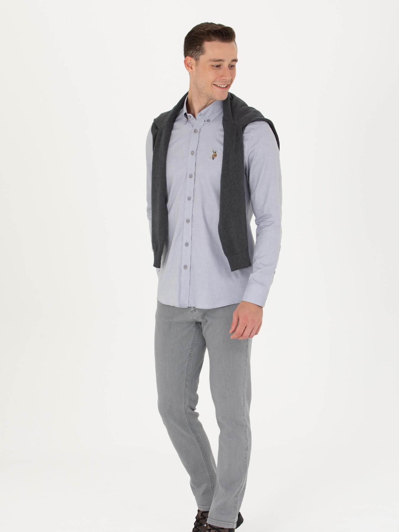 Рубашка US Polo модель G081SZ004.000.1672341.VR024 Фото