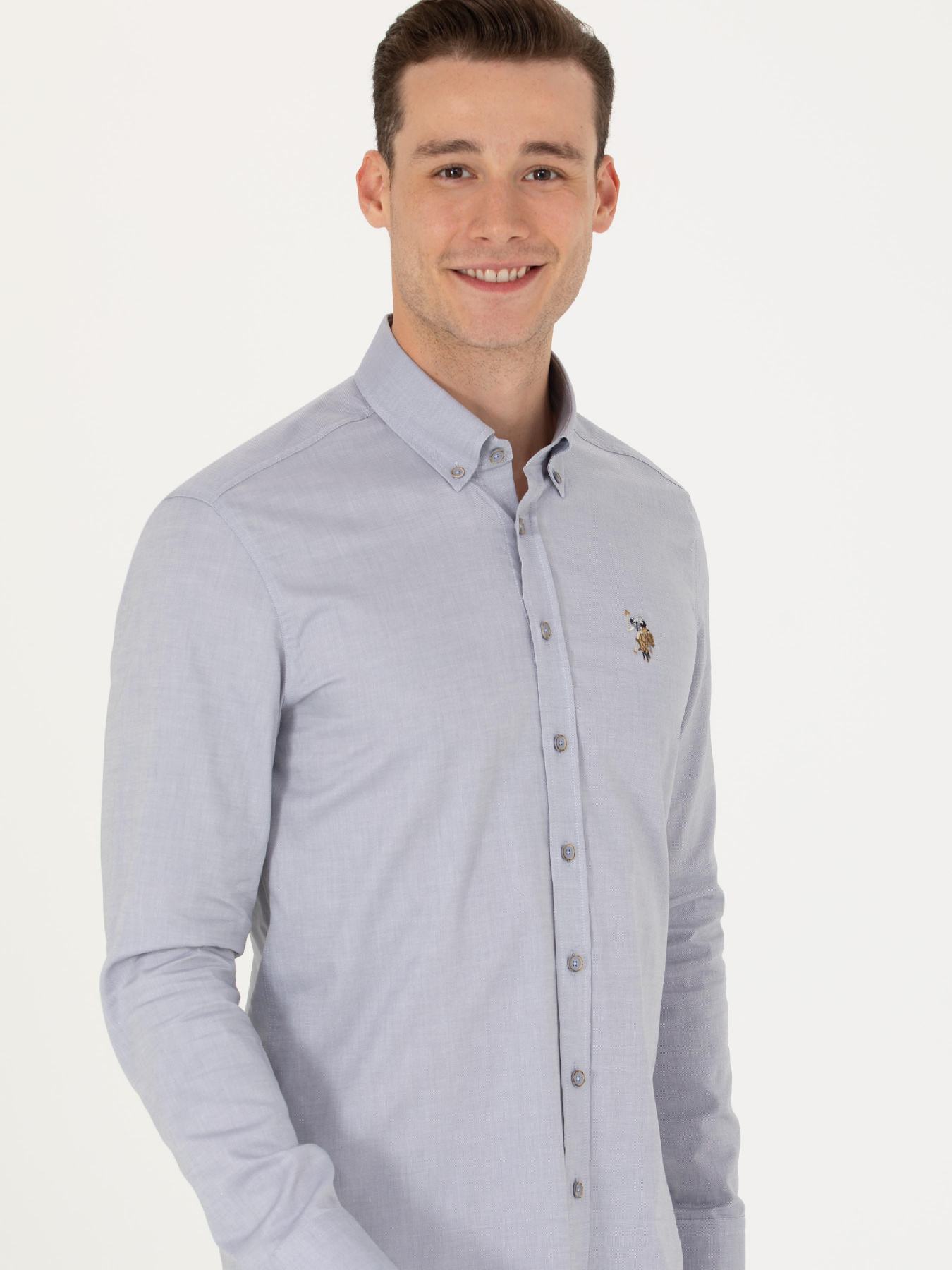 Рубашка US Polo модель G081SZ004.000.1672341.VR024 Фото