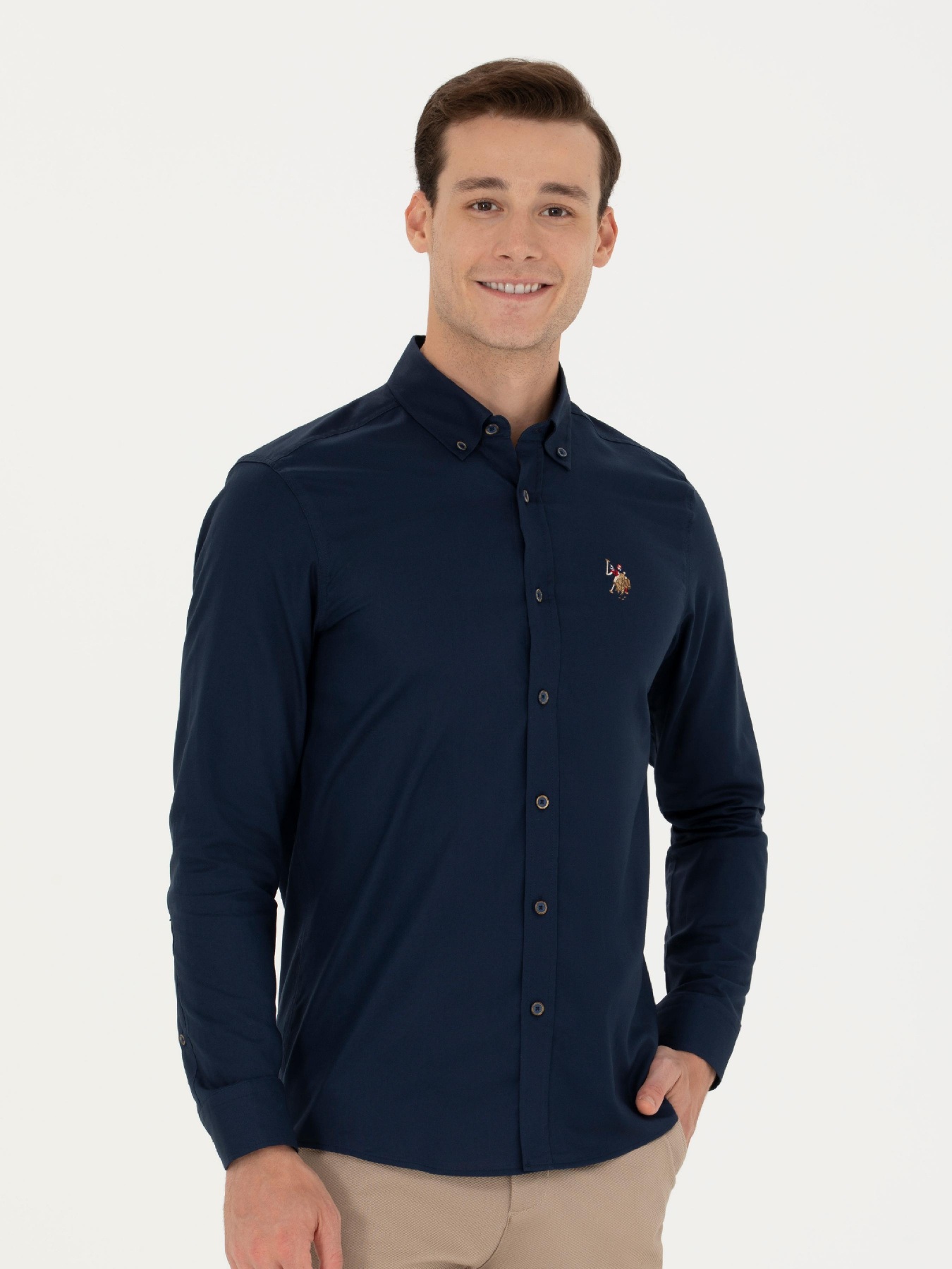 Рубашка повседневная US Polo модель G081SZ004.000.1672341.VR033 Рубашка повседневная US Polo модель G081SZ004.000.1672341.VR033 Фото