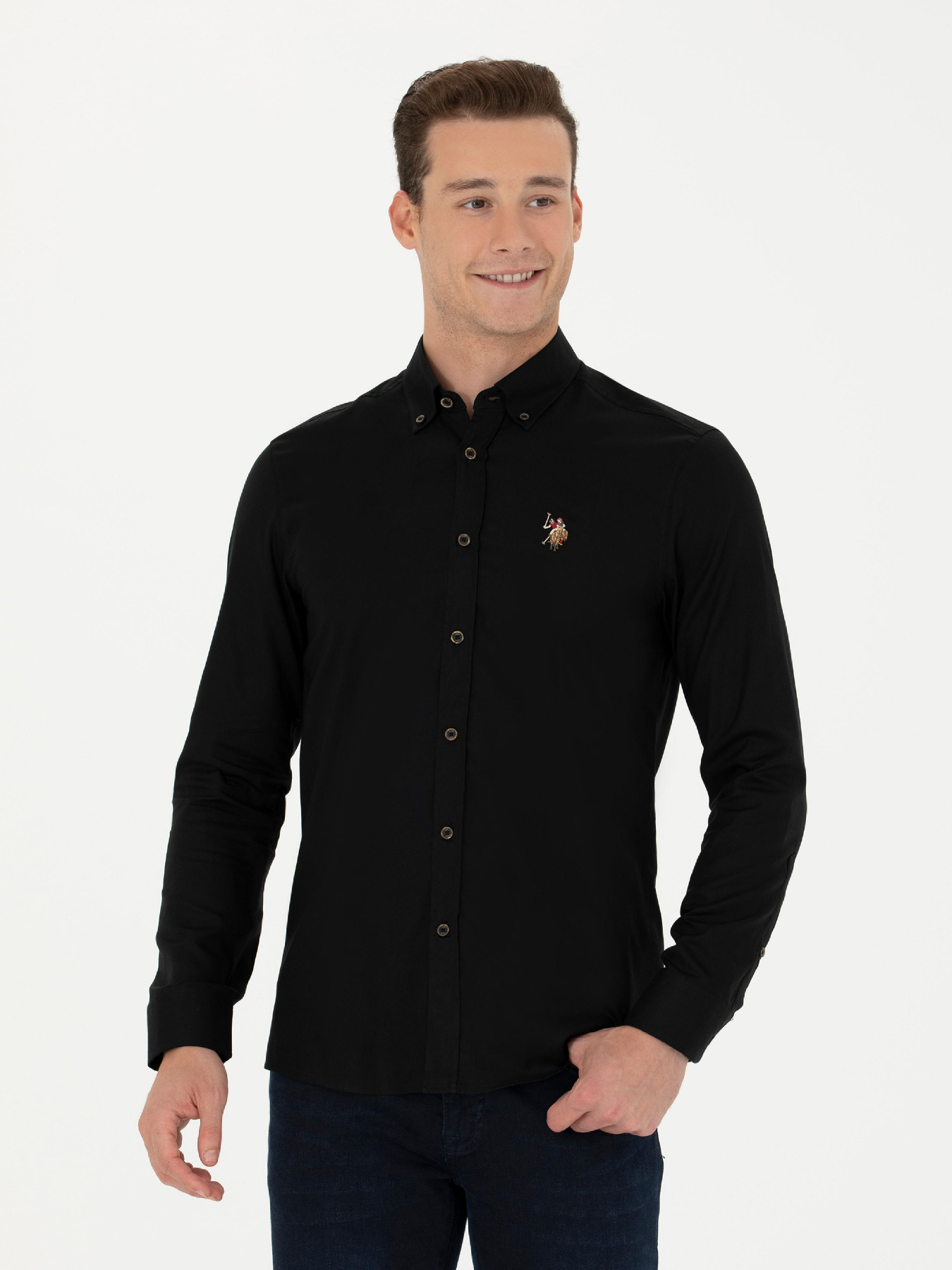 Рубашка US Polo модель G081SZ004.000.1672341.VR046 Фото