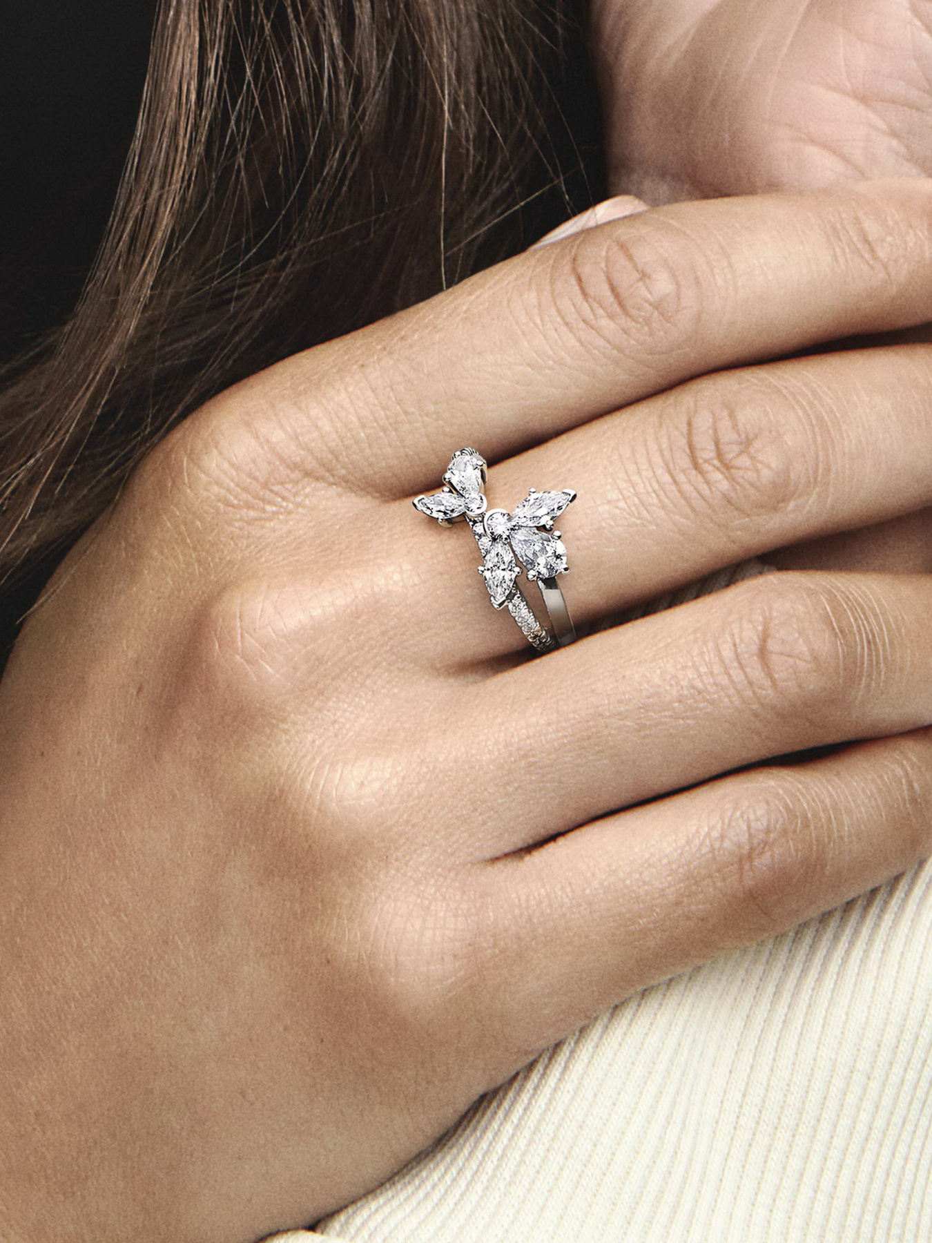 Каблучки PANDORA модель 193023C01 Каблучки PANDORA модель 193023C01 Фото