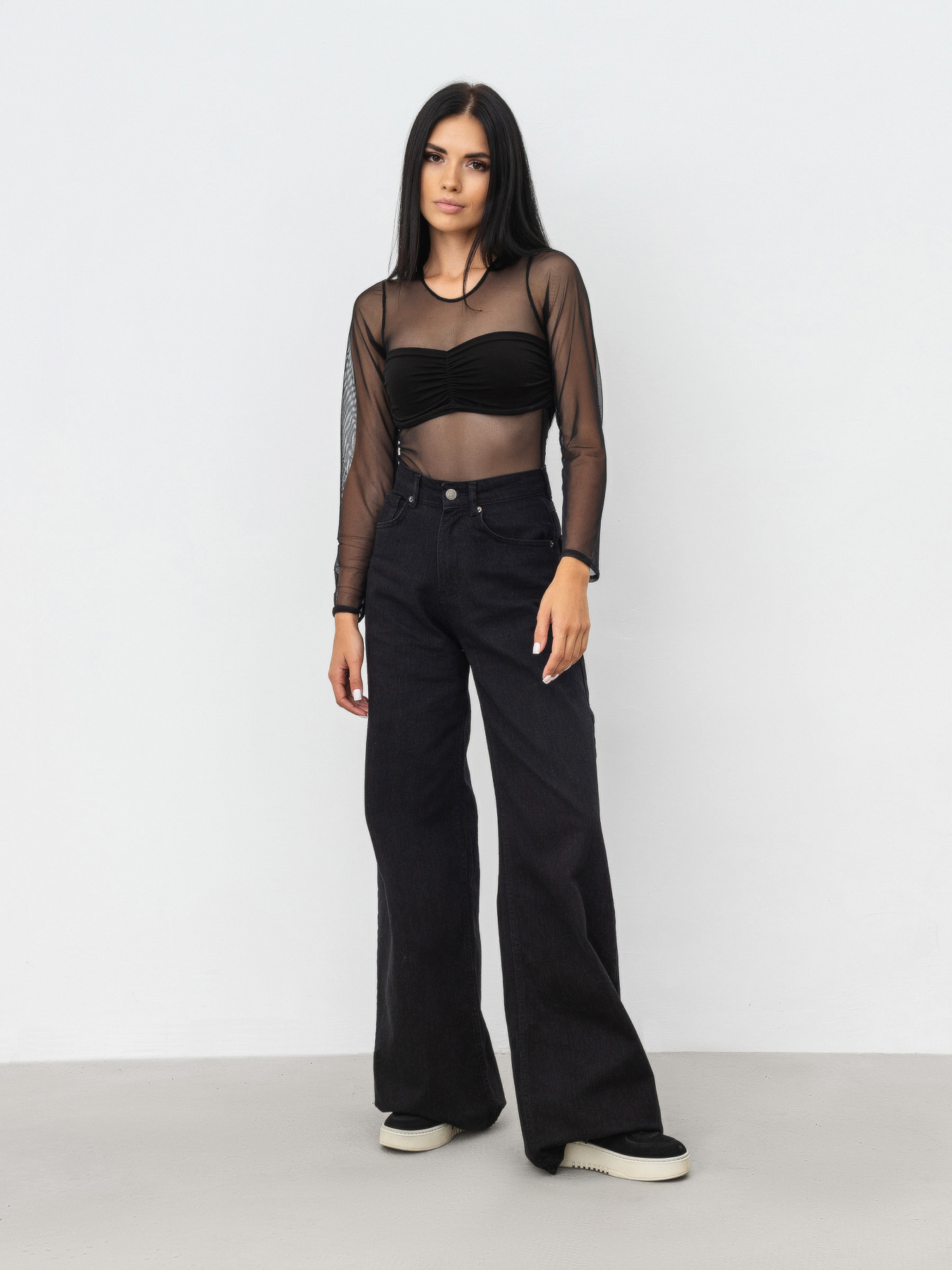 Широкі джинси Romashka Арлінгтон модель 205037405042 Широкі джинси Romashka Арлінгтон модель 205037405042 Фото