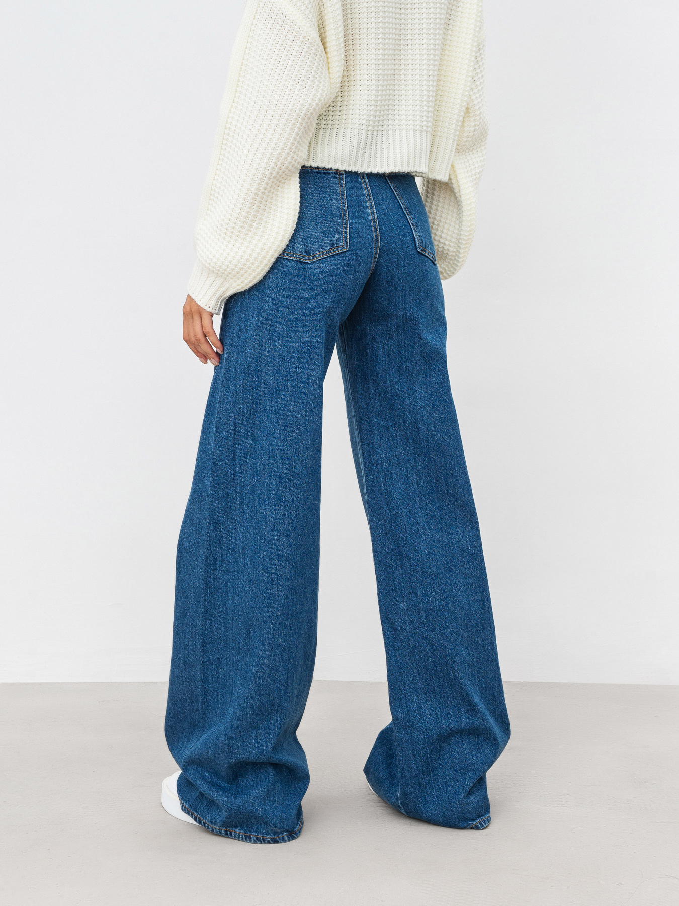 Широкі джинси Romashka Дамаск модель 205037505042 Широкі джинси Romashka Дамаск модель 205037505042 Фото