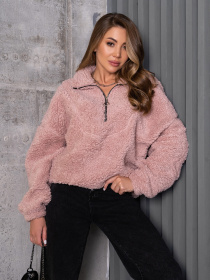 Кофта ISSA Plus модель SA-489_розовый Фото