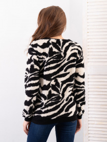 Свитшот ISSA Plus модель 14276_черный_белый Фото