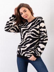 Свитшот ISSA Plus модель 14276_черный_белый Фото