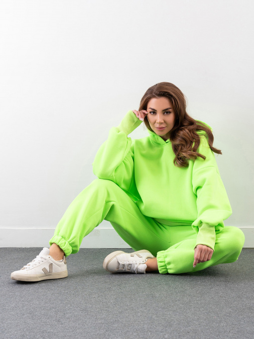 Спортивный костюм ISSA Plus модель 14274_салатовый Фото