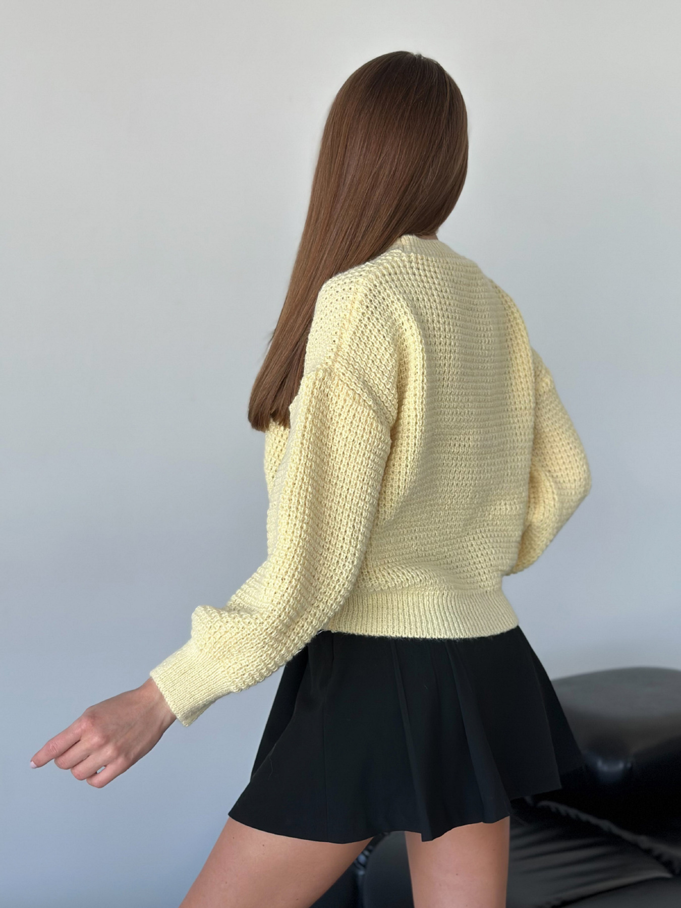 Джемпер ISSA Plus модель WN20-560_желтый Фото