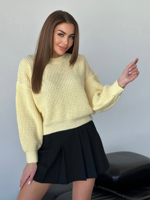 Джемпер ISSA Plus модель WN20-560_желтый Фото