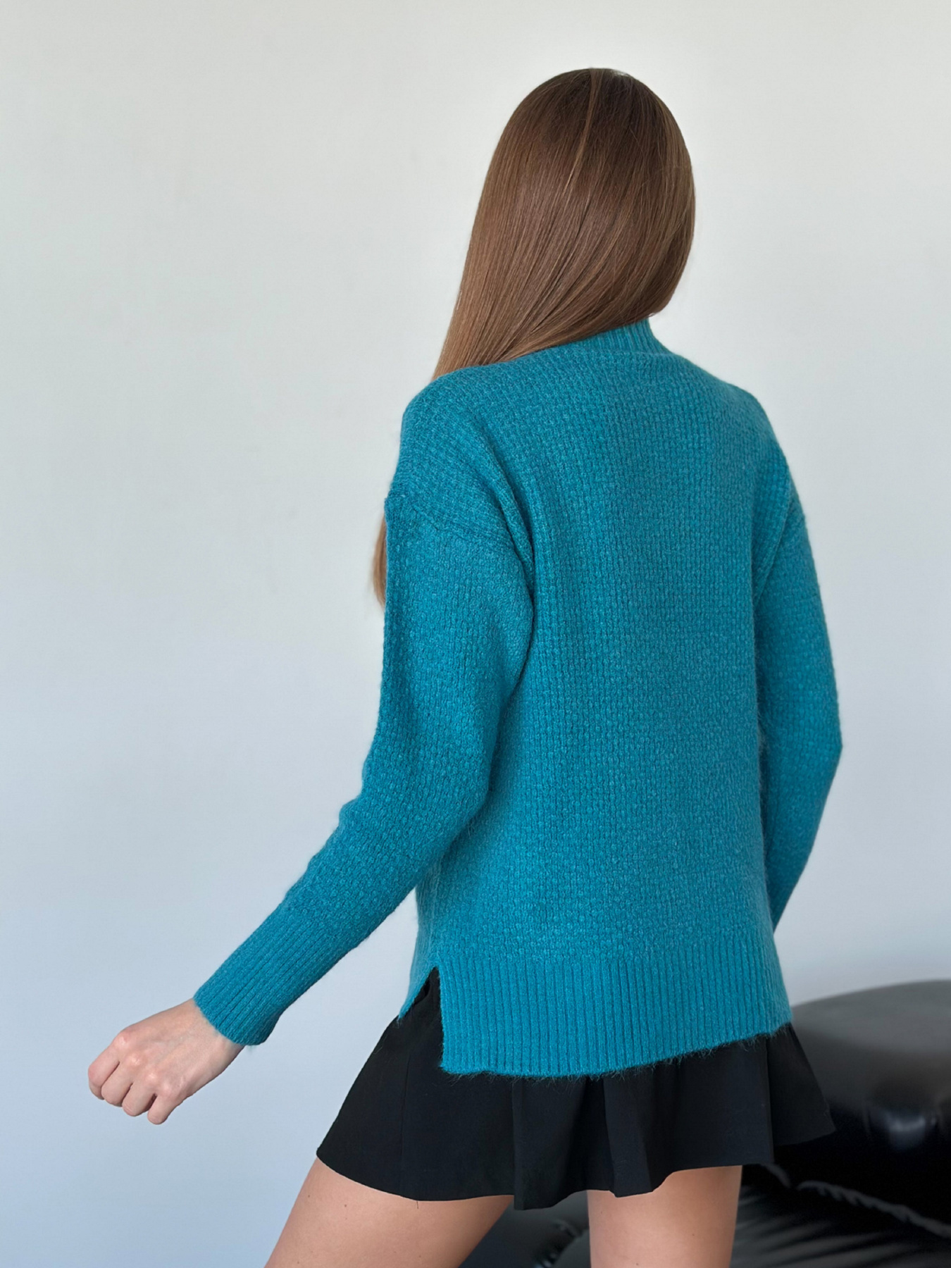 Светр ISSA Plus модель WN20-562_синий Фото