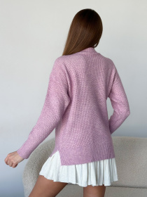 Свитер ISSA Plus модель WN20-562_темно-розовый Фото