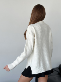 Свитер ISSA Plus модель WN20-562_белый Фото