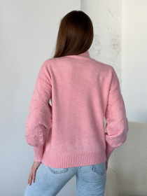 Свитер ISSA Plus модель WN20-563_розовый Фото