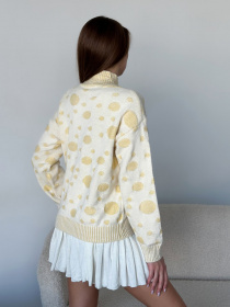 Свитер ISSA Plus модель WN20-566_желтый Фото