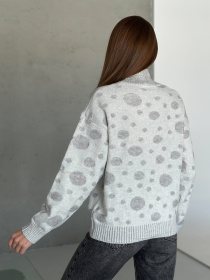 Свитер ISSA Plus модель WN20-566_серый Фото