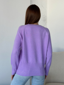 Джемпер ISSA Plus модель WN20-567_сиреневый Фото