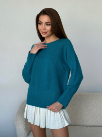 Джемпер ISSA Plus модель WN20-567_синий Фото