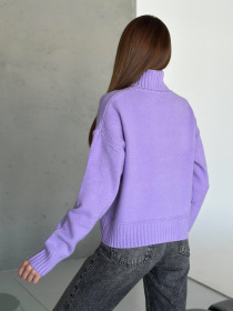 Светр ISSA Plus модель WN20-568_сиреневый Фото