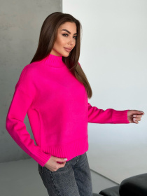 Светр ISSA Plus модель WN20-569_малиновый Светр ISSA Plus модель WN20-569_малиновый Фото