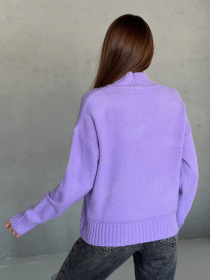 Свитер ISSA Plus модель WN20-569_сиреневый Фото