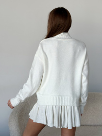 Свитер ISSA Plus модель WN20-569_молочный Фото