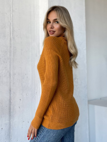 Водолазка ISSA Plus модель WN20-573_горчичный Фото