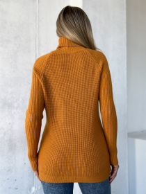 Водолазка ISSA Plus модель WN20-573_горчичный Фото