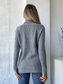 Водолазка ISSA Plus модель WN20-573_серый Фото