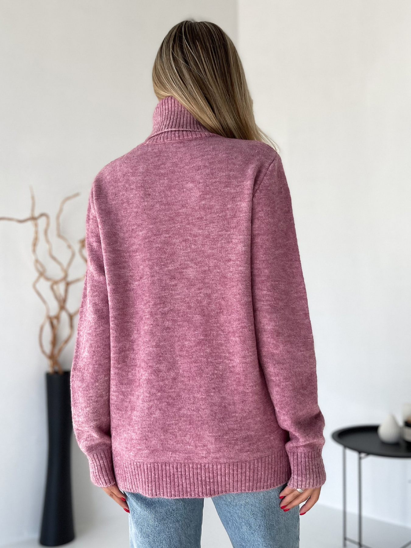 Свитер ISSA Plus модель WN20-574_розовый Фото