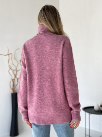 Светр ISSA Plus модель WN20-574_розовый Фото