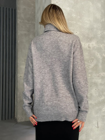 Свитер ISSA Plus модель WN20-574_серый Фото