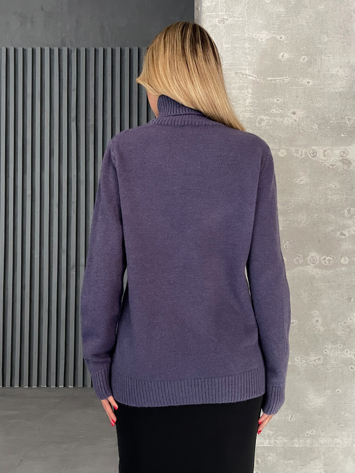 Свитер ISSA Plus модель WN20-574_синий Свитер ISSA Plus модель WN20-574_синий Фото