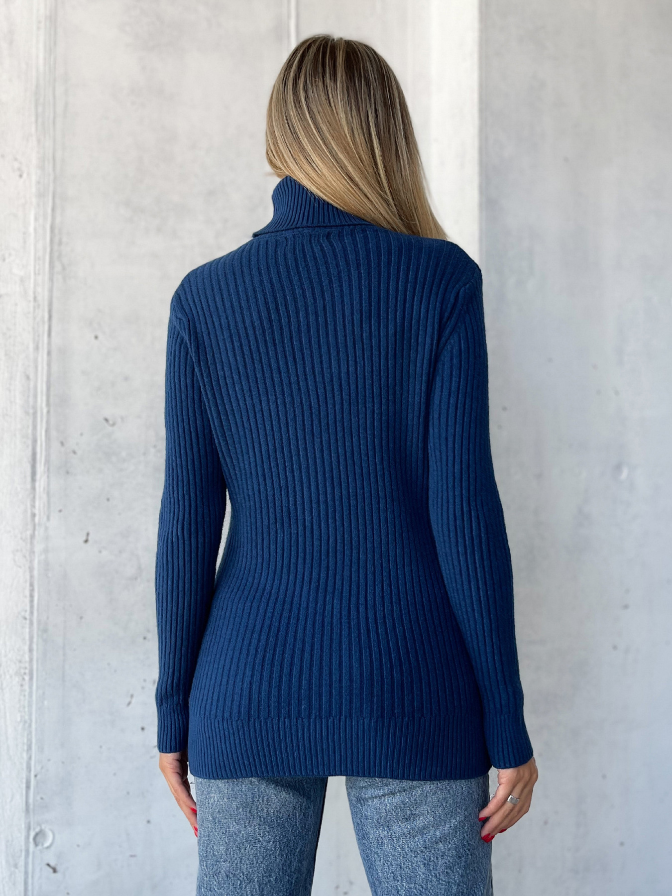 Водолазка ISSA Plus модель WN20-575_синий Фото