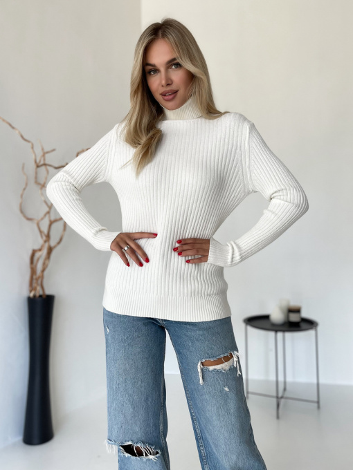 Водолазка ISSA Plus модель WN20-575_молочный Фото