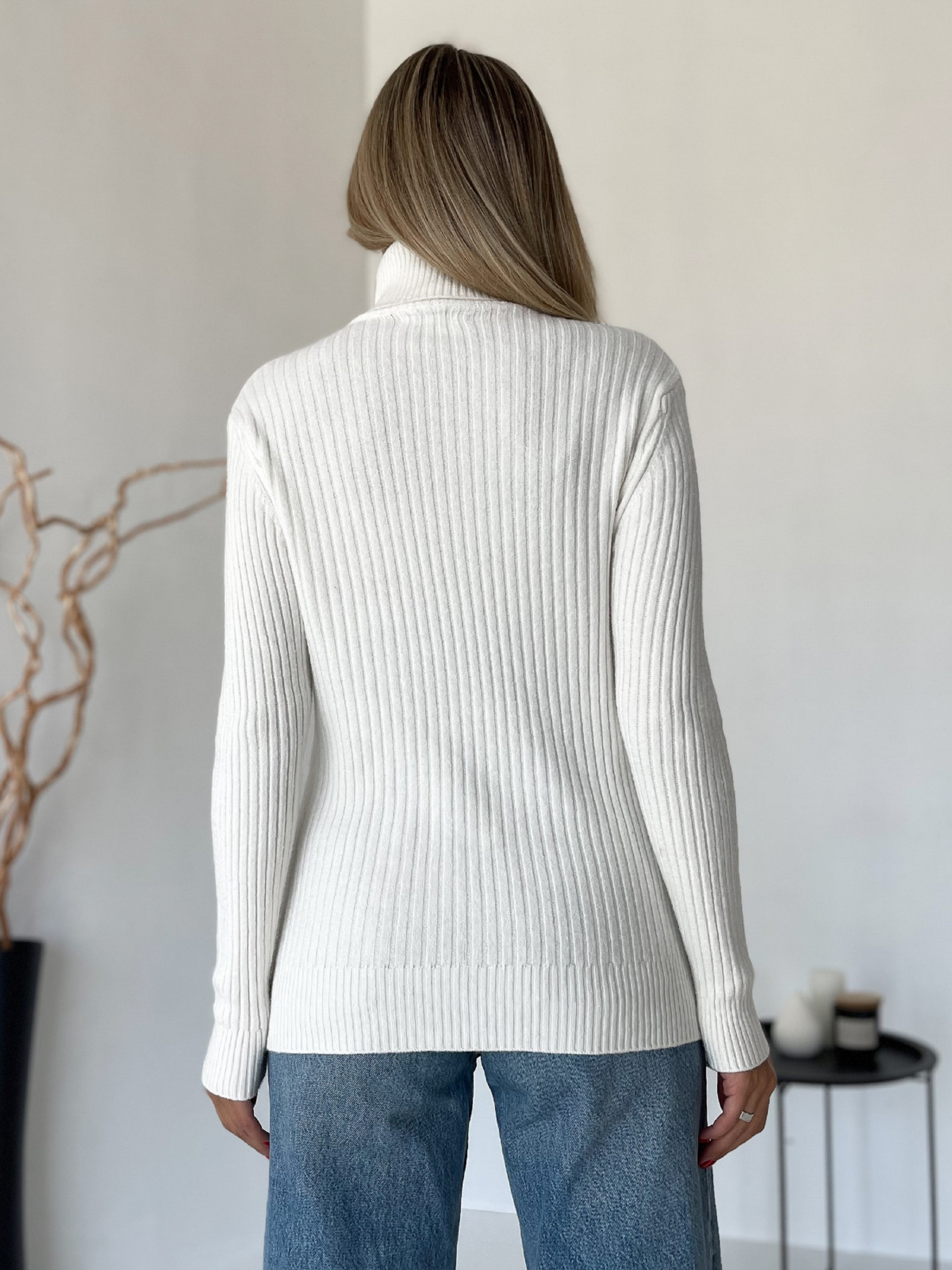 Водолазка ISSA Plus модель WN20-575_молочный Фото