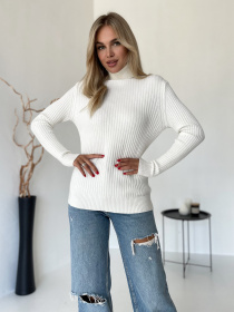 Водолазка ISSA Plus модель WN20-575_молочный Фото