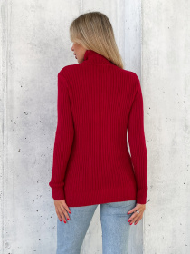 Водолазка ISSA Plus модель WN20-575_красный Фото