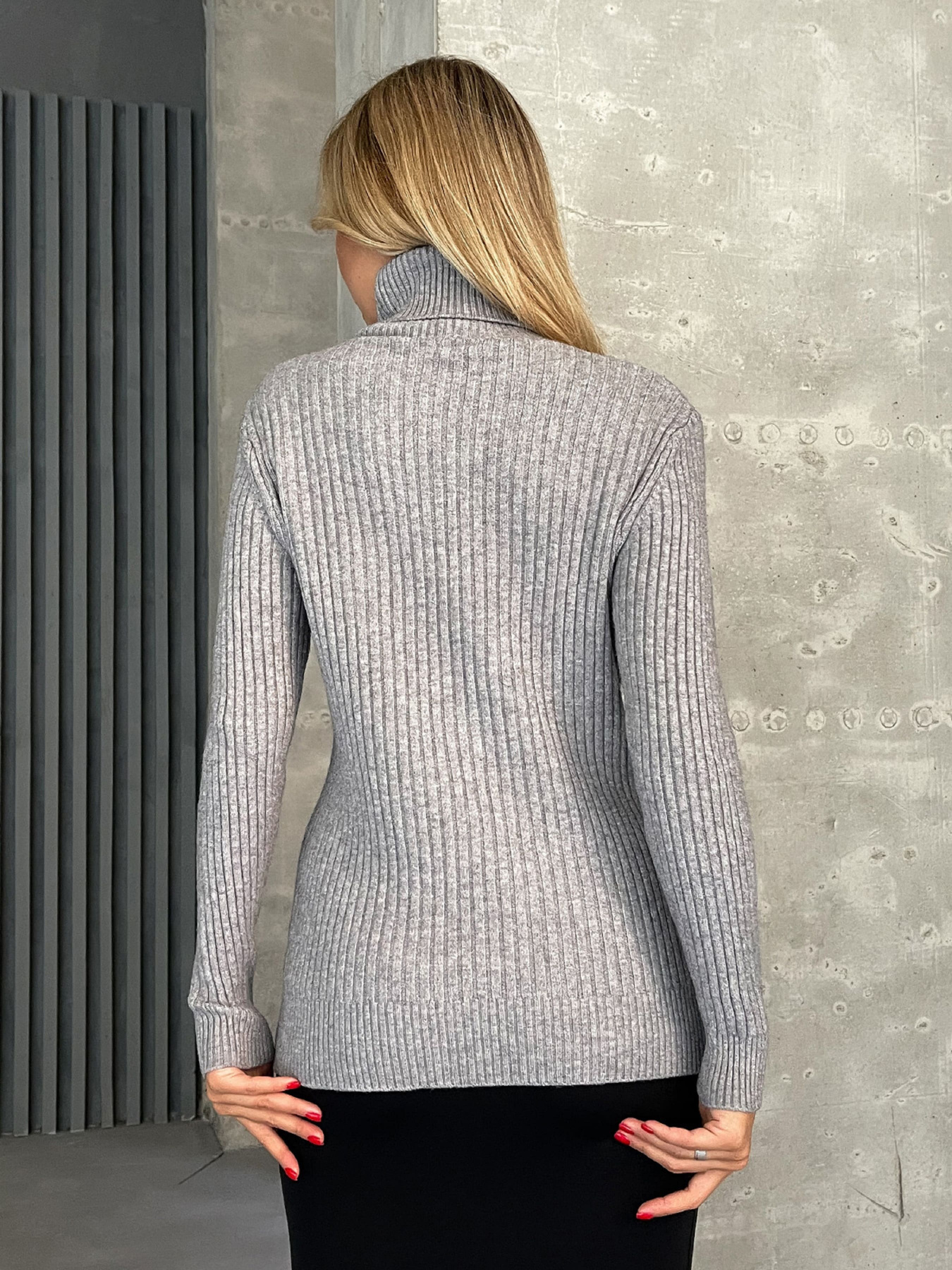 Водолазка ISSA Plus модель WN20-575_серый Фото