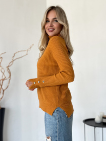 Водолазка ISSA Plus модель WN20-577_горчичный Водолазка ISSA Plus модель WN20-577_горчичный Фото