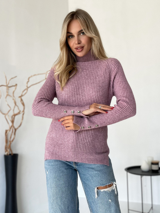 Водолазка ISSA Plus модель WN20-577_сиреневый Фото