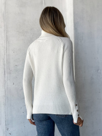 Водолазка ISSA Plus модель WN20-577_молочный Водолазка ISSA Plus модель WN20-577_молочный Фото