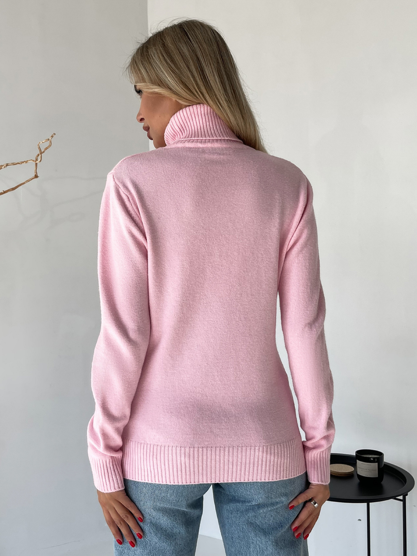 Свитер ISSA Plus модель WN20-579_розовый Фото